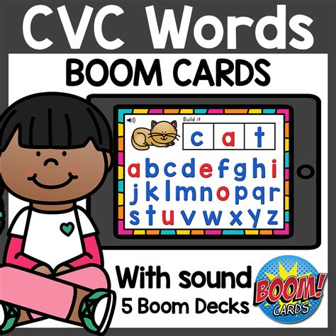 Word Building Cvc Boom Cards Distance Learning Made By Teachers