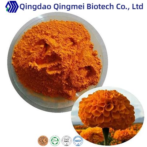 5 10 20 Marigold Extract Lutein Zeaxanthin Powder China Marigold And Lutein