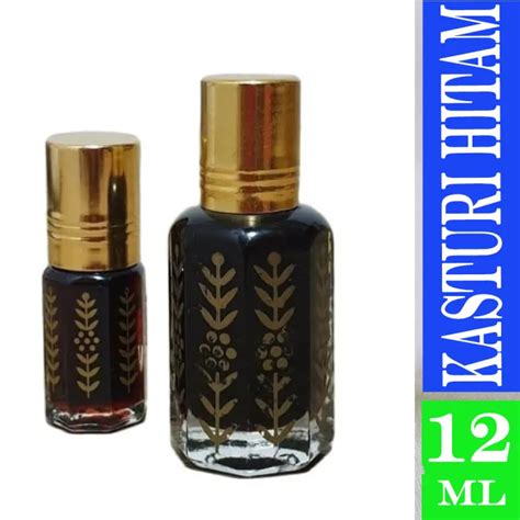 MINYAK WANGI KASTURI HITAM ASLI 3ML 12ML Lazada