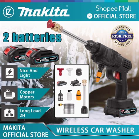 Makita Wireless Car Washer High Pressure Washer Sprayer Gun Cordless Portable 48v Lithium