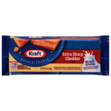 Kraft Cheese Extra Sharp Cheddar Natural