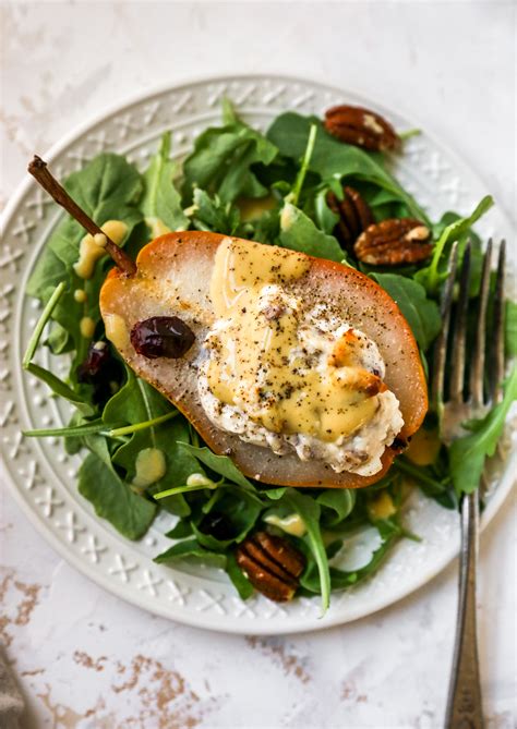 Honey And Feta Stuffed Roasted Pears Yes To Yolks