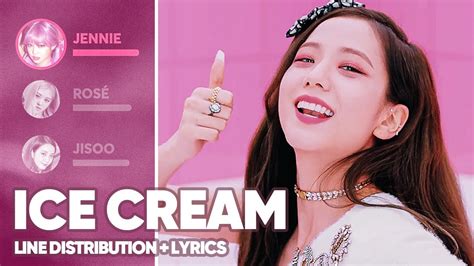 BLACKPINK, Selena Gomez - Ice Cream (Line Distribution + Lyrics Color ...