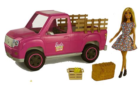 Buy Barbie Sweet Orchard Farm Truck Doll Set Blonde Barbie Doll