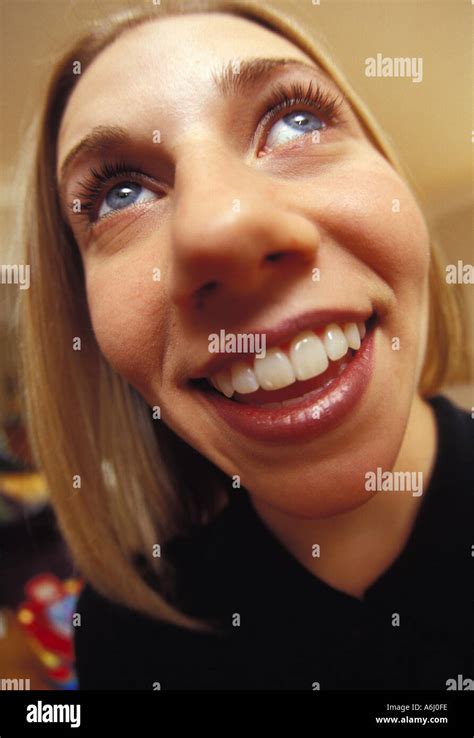 Woman Making Goofy Face Stock Photo - Alamy