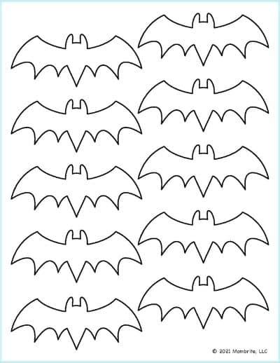 Free Printable Bat Templates Mombrite