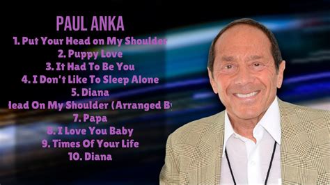 Paul Anka Annual Hits Collection Roundup Roundup For 2024 Premier Chart Toppers Selection Subst