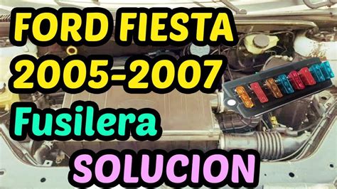 Diagrama De Fusibles Ford Fiesta A O A En Espa Ol Youtube