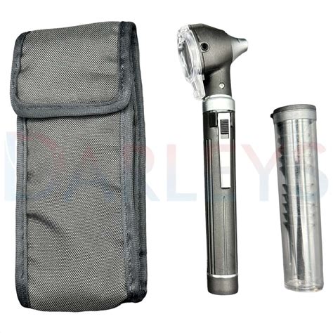 Mini Otoscope Fiber Optic Black Darleys Surgical