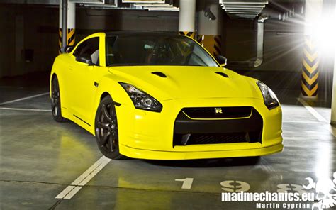 Gallery Matte Yellow Nissan Gt R Photoshoot Gtspirit