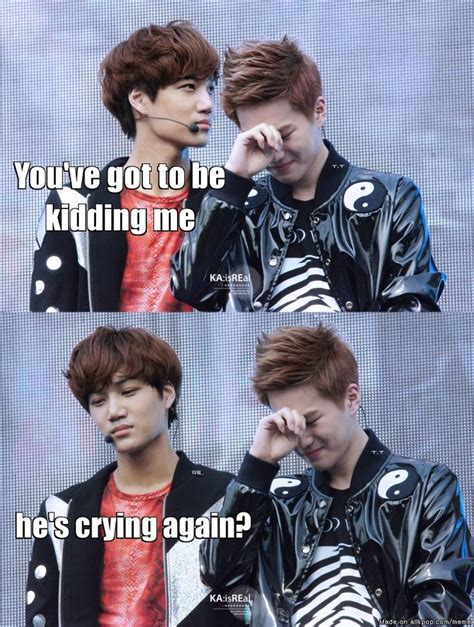 The Struggles Of Kai Allkpop Meme Center Exo Funny Exo Memes