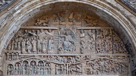 Conques Abbey The Last Judgement Tympanum Par Stan Parry Romanesque Art Sculpture