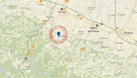 Scossa Di Terremoto A Calestano Vicino Parma Di Magnitudo 4 2 Lo