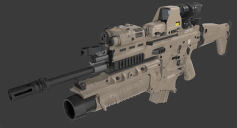 Fn Scar H D Ma Fbx Obj Free D