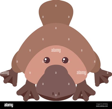 Platypus With Happy Face Stock Vector Image And Art Alamy