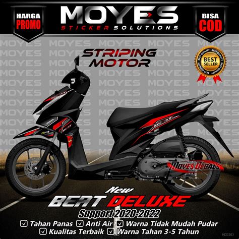 Jual Striping Beat Deluxe Stiker Beat Street New Variasi