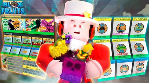 COMPRE TODA La TIENDA De BLOX FRUITS 60 000 ROBUX YouTube