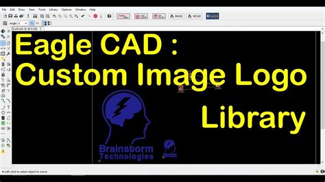 Eagle Cad Making A Custom Image Logo Library To Put On Pcb Youtube