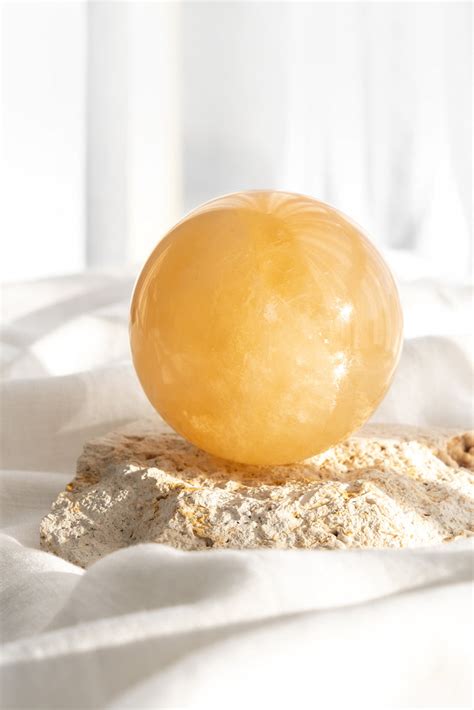 Honey Calcite Sphere 129kg Born Crystals