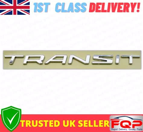 Ford Transit Rear Door Badge Emblem Lettering Name Plate Custom 2014 £1989 Picclick Uk