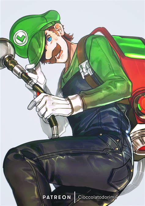 Bishie Luigi Mini By Cioccolatodorima On Deviantart