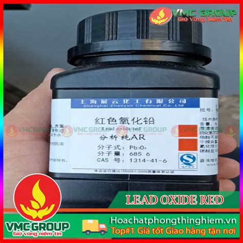 LEAD OXIDE RED HÓA CHẤT THÍ NGHIỆM VIỆT MỸ THẾ GIỚI HÓA CHẤT