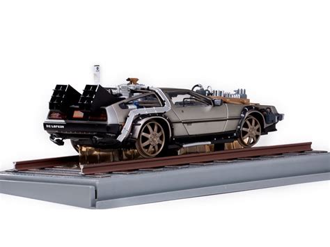 Dmc Delorean Time Machine Stainless Steel Railroad Version Back To