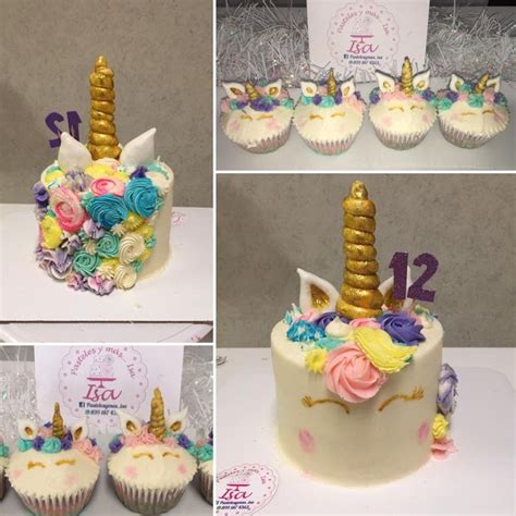 Unicorn Cake And Cupcakes