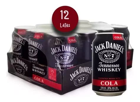 Jack Daniel S Cola Lata 330ml Combo 12 Latas MercadoLivre