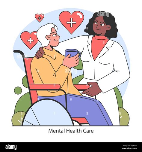 Mental Health Care Concept Warm Empathetic Interaction Between