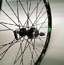 Front Wheel 26 Aero X11 32H B A KT TD7F QR Disc Black Black Spokes