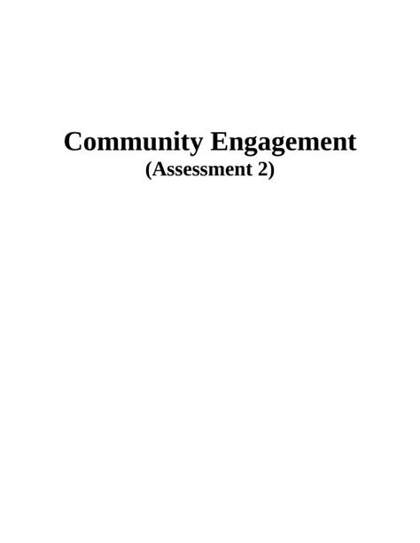 Community Engagement Best Practices And Impact Analysis