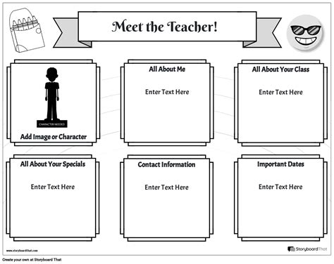 Free Meet The Teacher Templates Customize And Download