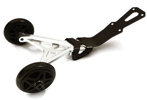 Integy C28675silver Billet Machined Wheelie Bar Set Traxxas 110