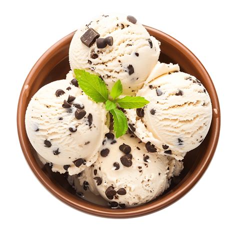 Gourmet Chocolate Ice Cream Bowl Transparent Cutout 46303268 Png