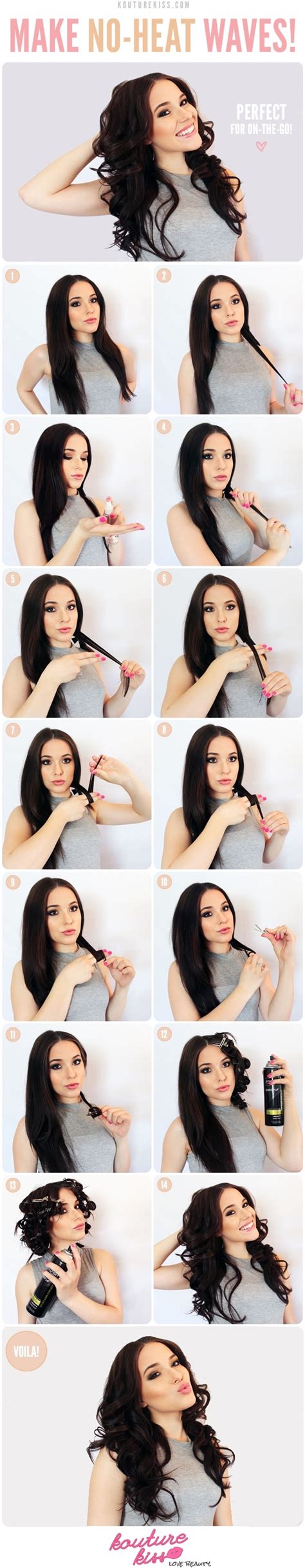 A Great Collection Of 35 Heatless Hairstyle Tutorials Styles Weekly