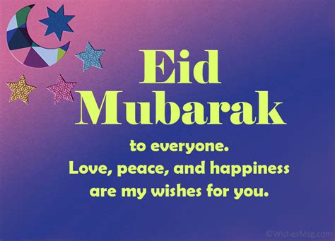 200 Eid Mubarak Wishes Messages And Greetings Wishesmsg