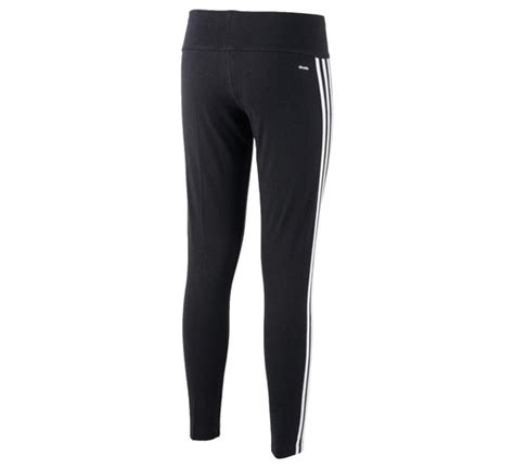 Adidas Essential 3s Tight Sportbroek Vrouwen Maat L Zwart Wit