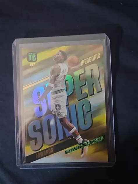 ANTHONY EDWARDS 2023 24 Panini Top Class Super Sonic Insert 157 HOT