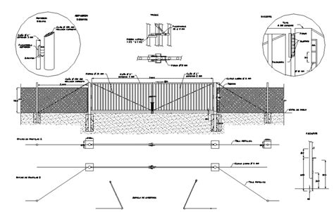 Sliding Gate Cad Drawing At Jacob Ferguson Blog