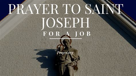 7 Powerful Prayers to St Joseph for a Job - Prayrs