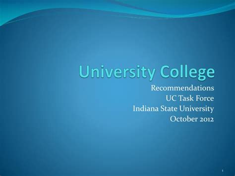 Ppt University College Powerpoint Presentation Free Download Id 1578305