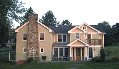 Gable Forms, windows and details harmonize with historic original - Farmhouse - Exterior - Other ...