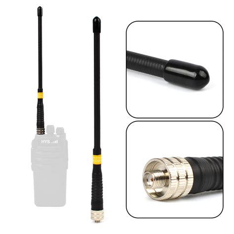 HYS FP 210 SMA FEMALE Walkie Talkie Antenna Dual Band VHF UHF 144