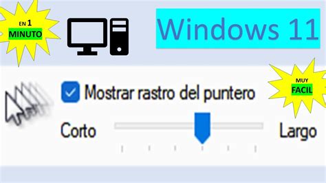 Mostrar Rastro Del Puntero Del Mouse En Windows Youtube