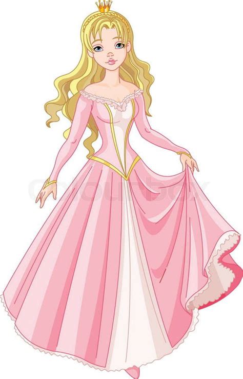 Very Cute And Beautiful Princess Stock Vector Colourbox