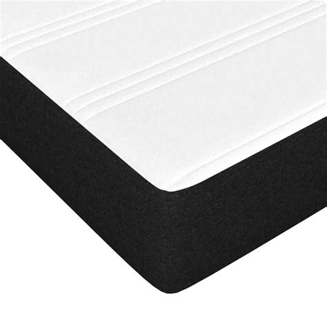 Matelas De Lit Ressorts Ensach S Noir X X Cm Tissu Ebay