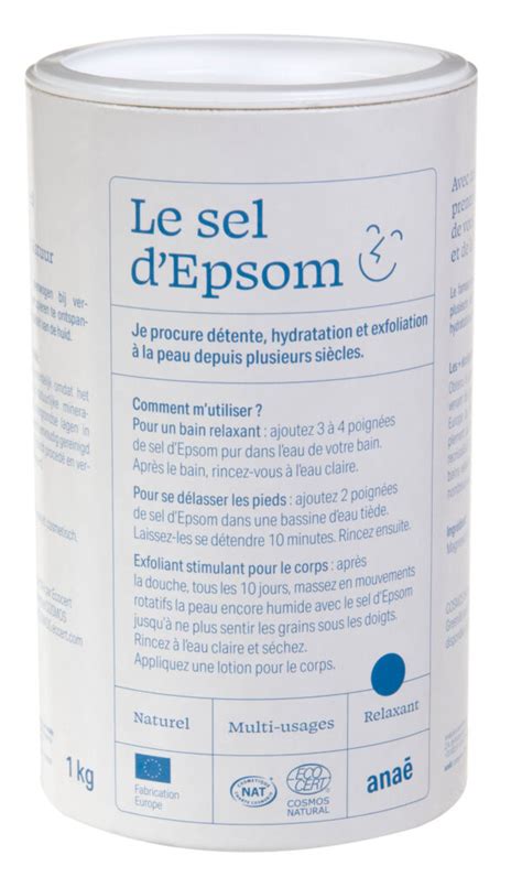 Sel D Epsom 1kg Tube Cocolibri