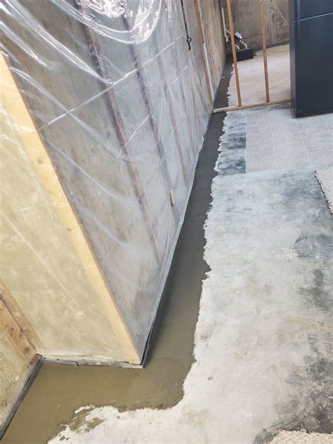 Basement Waterproofing Waterproof Materials Added To Ridgway Il Home Waterproofed Basement