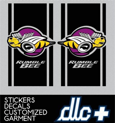 Rumble Bee 1500 2500 Stripes Set Sticker Decals Vinyl Emblem Etsy